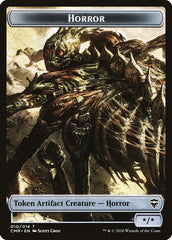 Copy (013) // Horror Double-Sided Token [Commander Legends Tokens] MTG Single Magic: The Gathering | Red Claw Gaming