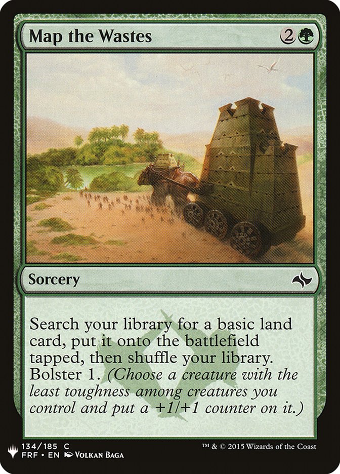 Map the Wastes [Mystery Booster] MTG Single Magic: The Gathering | Red Claw Gaming