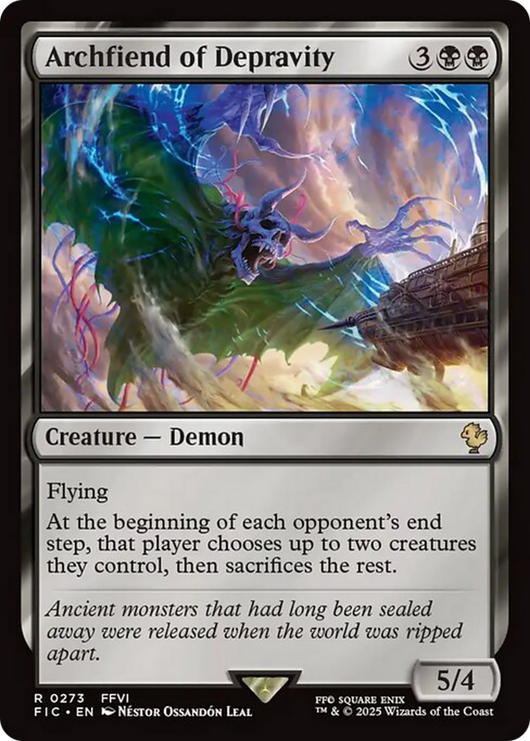 Archfiend of Depravity [FINAL FANTASY Commander] MTG Single Magic: The Gathering | Red Claw Gaming