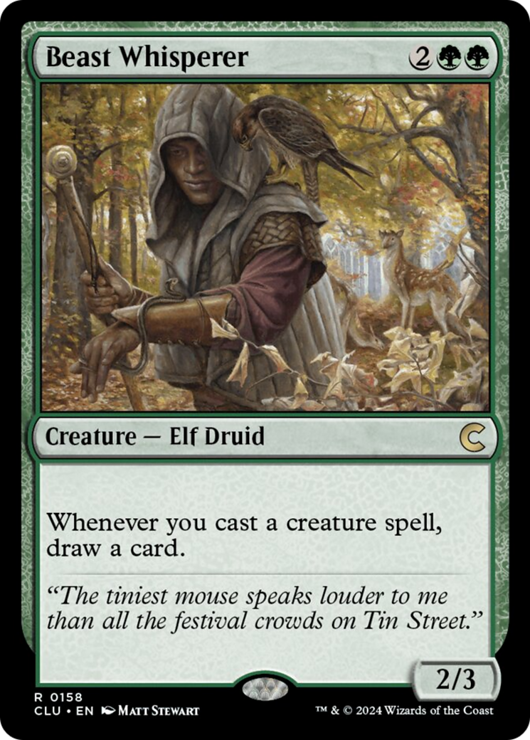 Beast Whisperer [Ravnica: Clue Edition] MTG Single Magic: The Gathering | Red Claw Gaming
