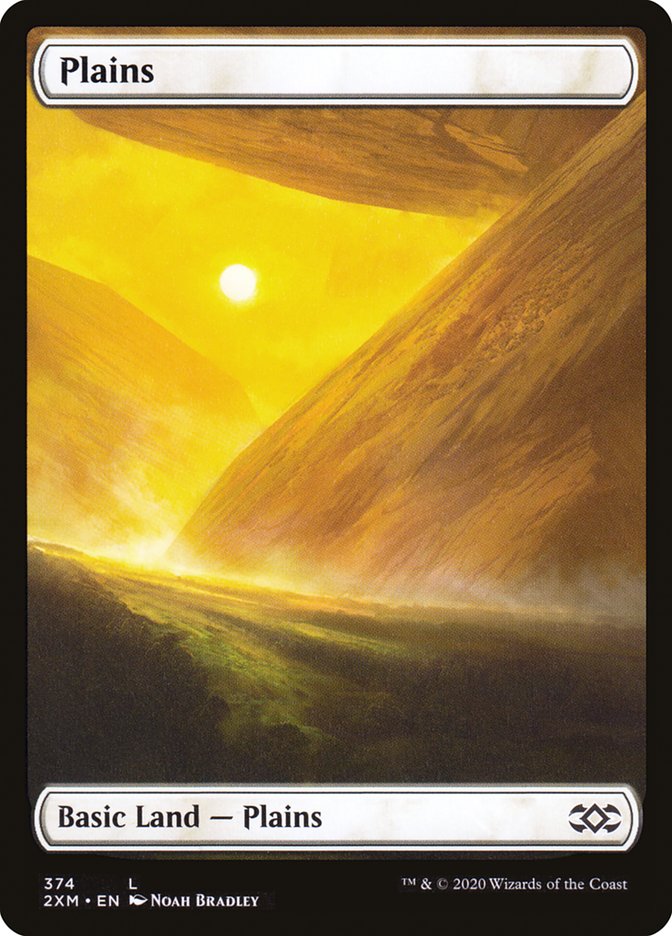 Plains (374) [Double Masters] MTG Single Magic: The Gathering | Red Claw Gaming