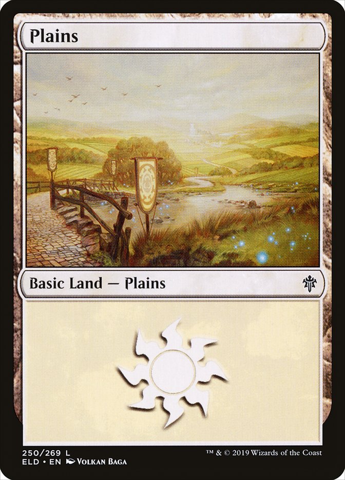 Plains (250) [Throne of Eldraine] MTG Single Magic: The Gathering | Red Claw Gaming