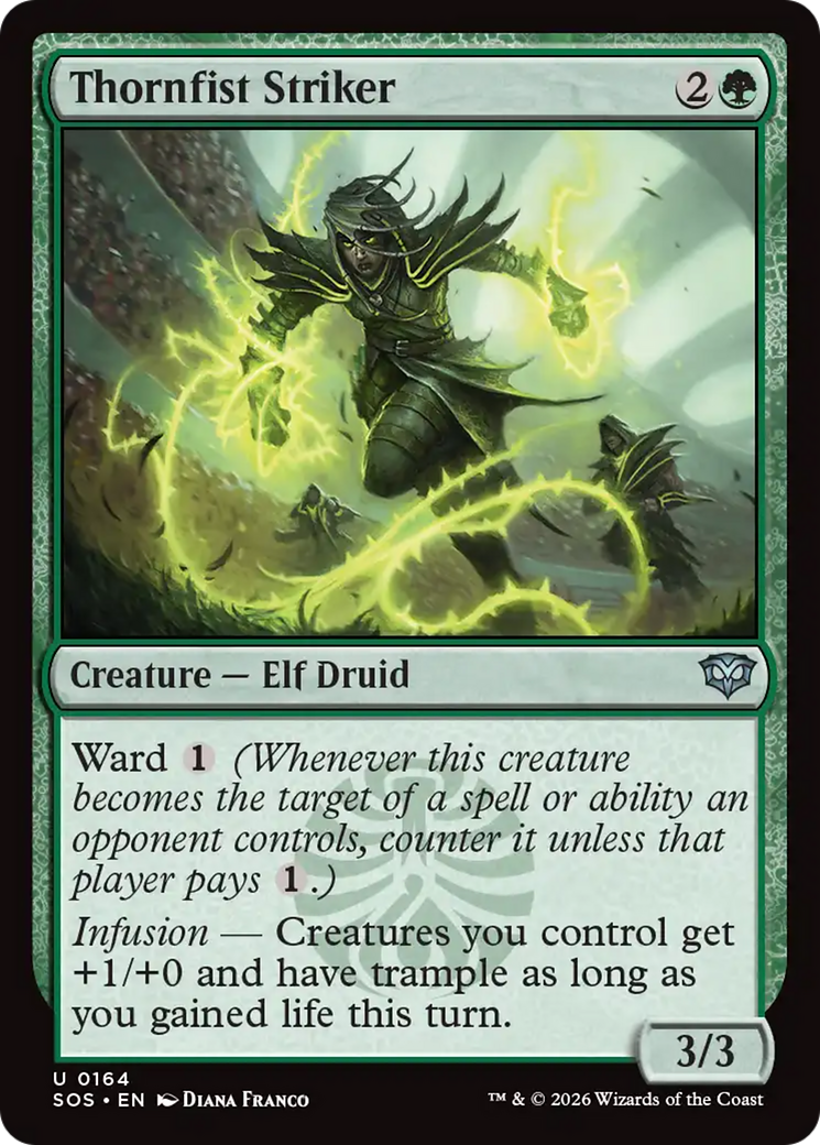 Thornfist Striker [Secrets of Strixhaven] MTG Single Magic: The Gathering | Red Claw Gaming
