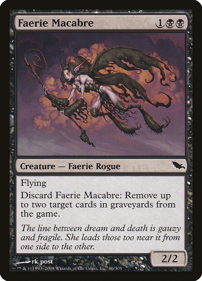 Faerie Macabre [Shadowmoor] MTG Single Magic: The Gathering | Red Claw Gaming