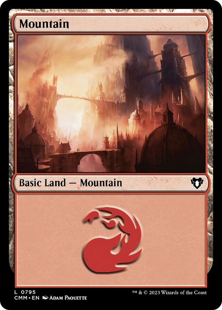 Mountain (795) [Commander Masters] MTG Single Magic: The Gathering | Red Claw Gaming