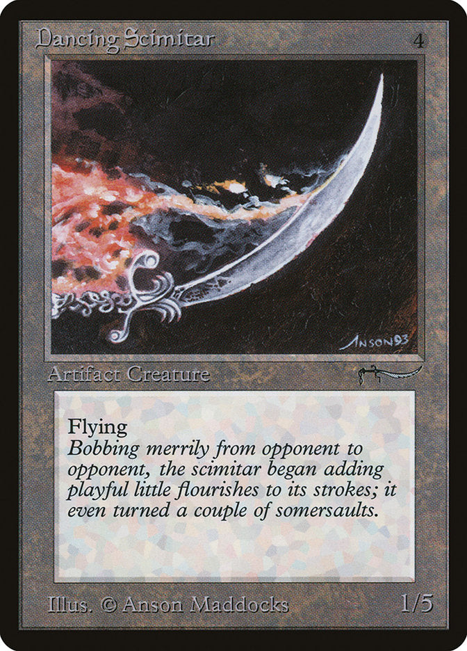 Dancing Scimitar [Arabian Nights] MTG Single Magic: The Gathering | Red Claw Gaming