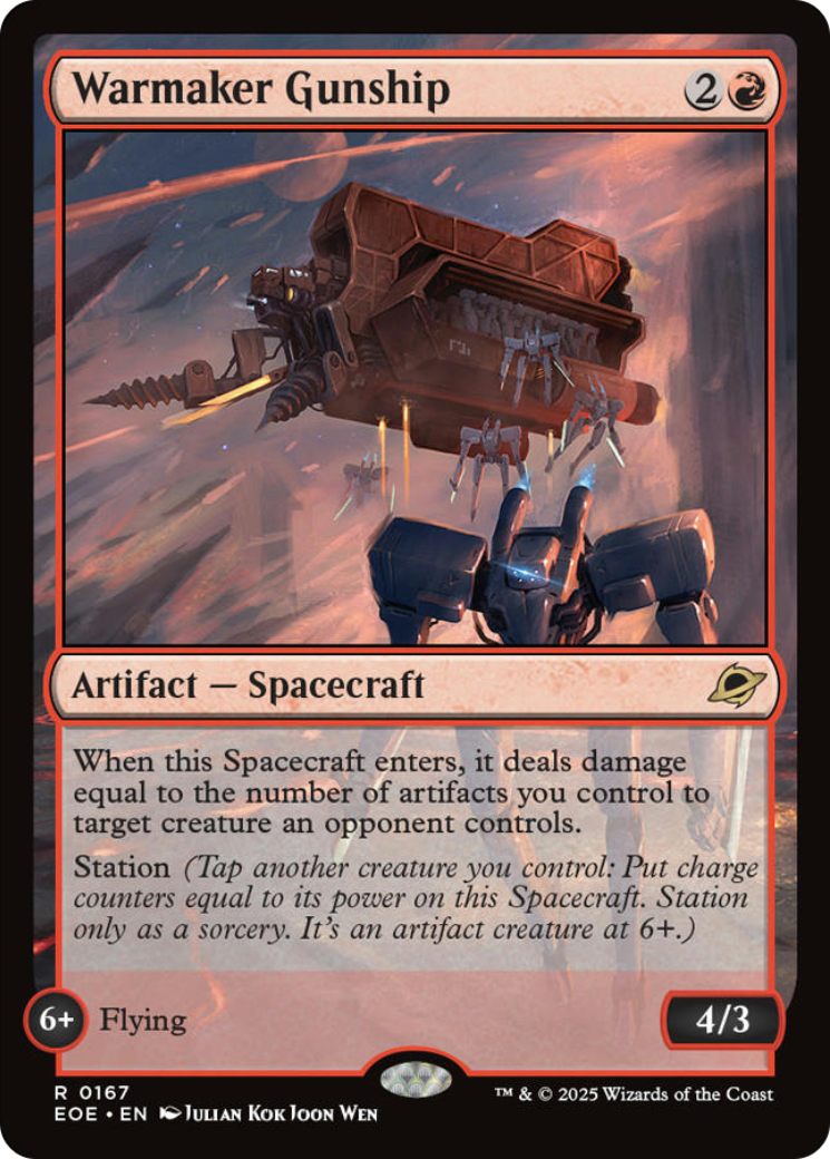 Warmaker Gunship [Edge of Eternities] MTG Single Magic: The Gathering | Red Claw Gaming