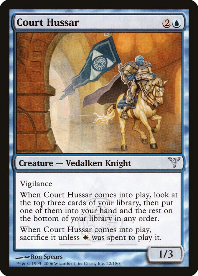 Court Hussar [Dissension] MTG Single Magic: The Gathering | Red Claw Gaming