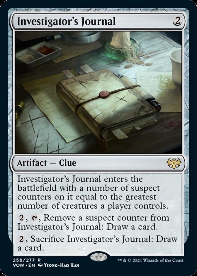 Investigator's Journal [Innistrad: Crimson Vow] MTG Single Magic: The Gathering | Red Claw Gaming