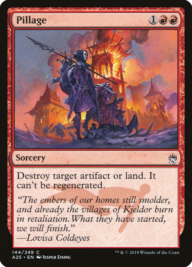 Pillage [Masters 25] MTG Single Magic: The Gathering | Red Claw Gaming