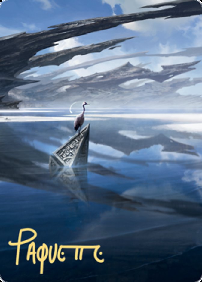 Seachrome Coast Art Card (Gold-Stamped Signature) [Zendikar Rising Art Series] MTG Single Magic: The Gathering | Red Claw Gaming
