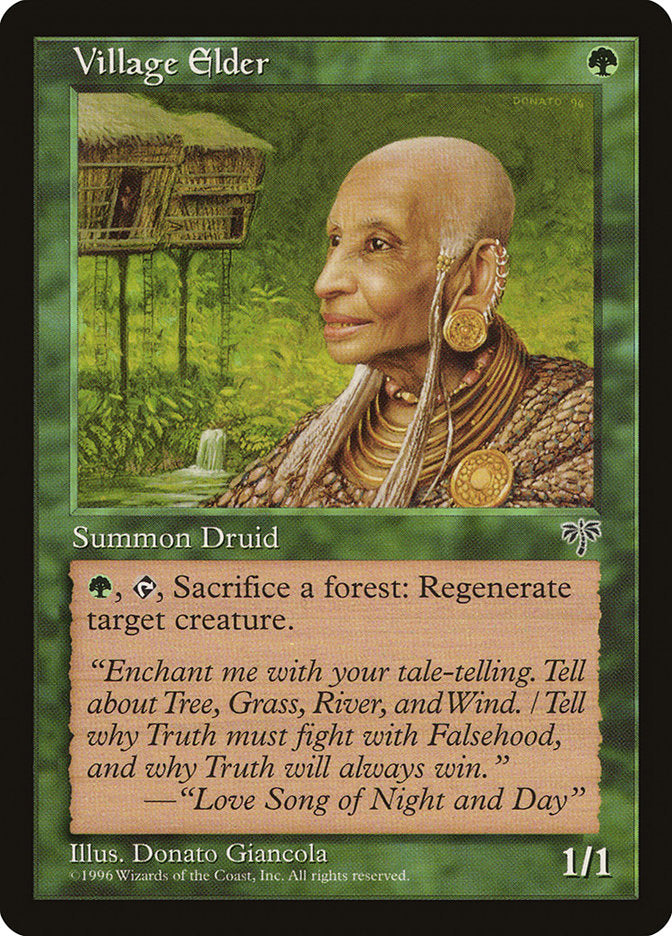 Village Elder [Mirage] MTG Single Magic: The Gathering | Red Claw Gaming