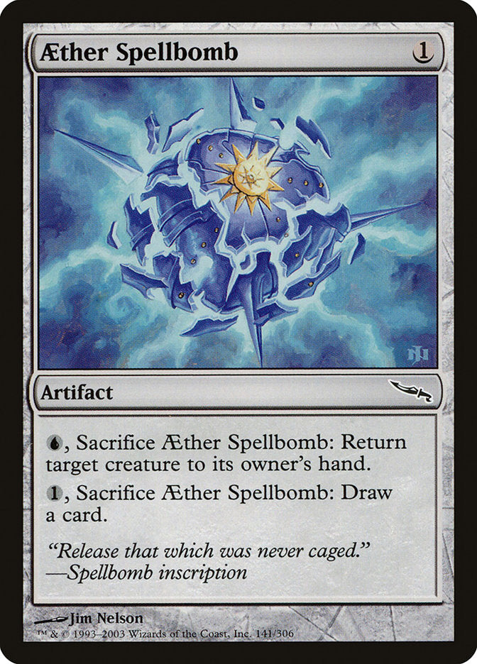 Aether Spellbomb [Mirrodin] MTG Single Magic: The Gathering | Red Claw Gaming