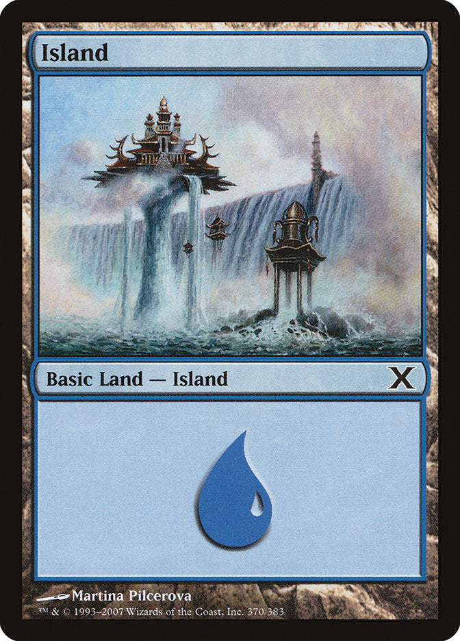 Island (370) [Tenth Edition] MTG Single Magic: The Gathering | Red Claw Gaming