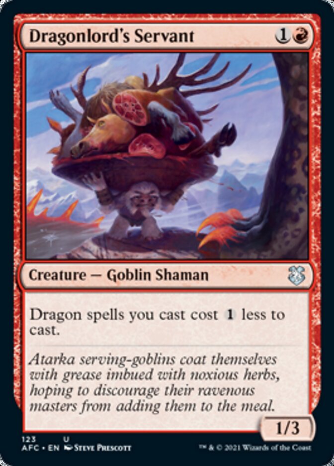 Dragonlord's Servant [Dungeons & Dragons: Adventures in the Forgotten Realms Commander] MTG Single Magic: The Gathering | Red Claw Gaming