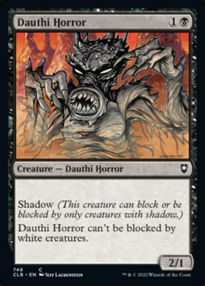 Dauthi Horror [Commander Legends: Battle for Baldur's Gate] MTG Single Magic: The Gathering | Red Claw Gaming