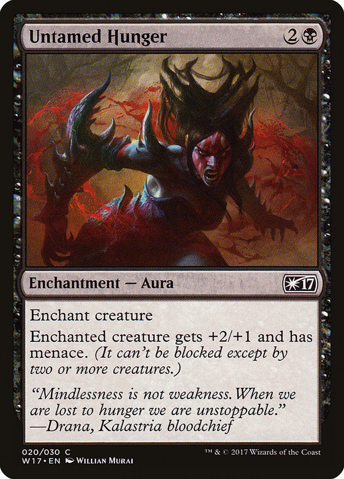 Untamed Hunger [Welcome Deck 2017] MTG Single Magic: The Gathering | Red Claw Gaming
