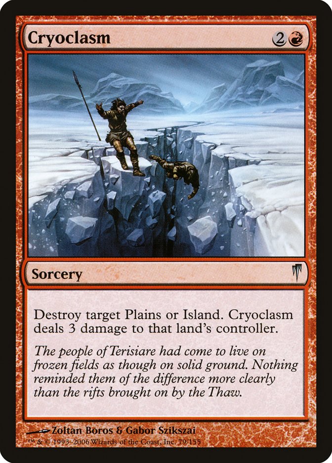 Cryoclasm [Coldsnap] MTG Single Magic: The Gathering | Red Claw Gaming