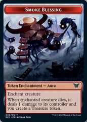 Smoke Blessing // Spirit (009) Double-Sided Token [Kamigawa: Neon Dynasty Commander Tokens] MTG Single Magic: The Gathering | Red Claw Gaming