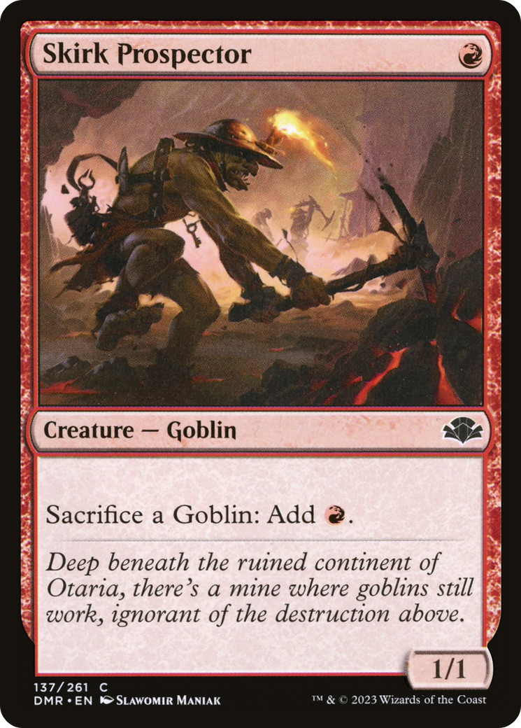 Skirk Prospector [Dominaria Remastered] MTG Single Magic: The Gathering | Red Claw Gaming