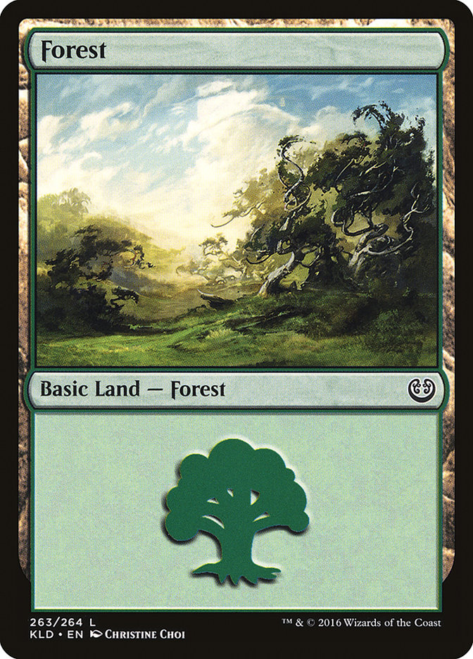 Forest (263) [Kaladesh] MTG Single Magic: The Gathering | Red Claw Gaming