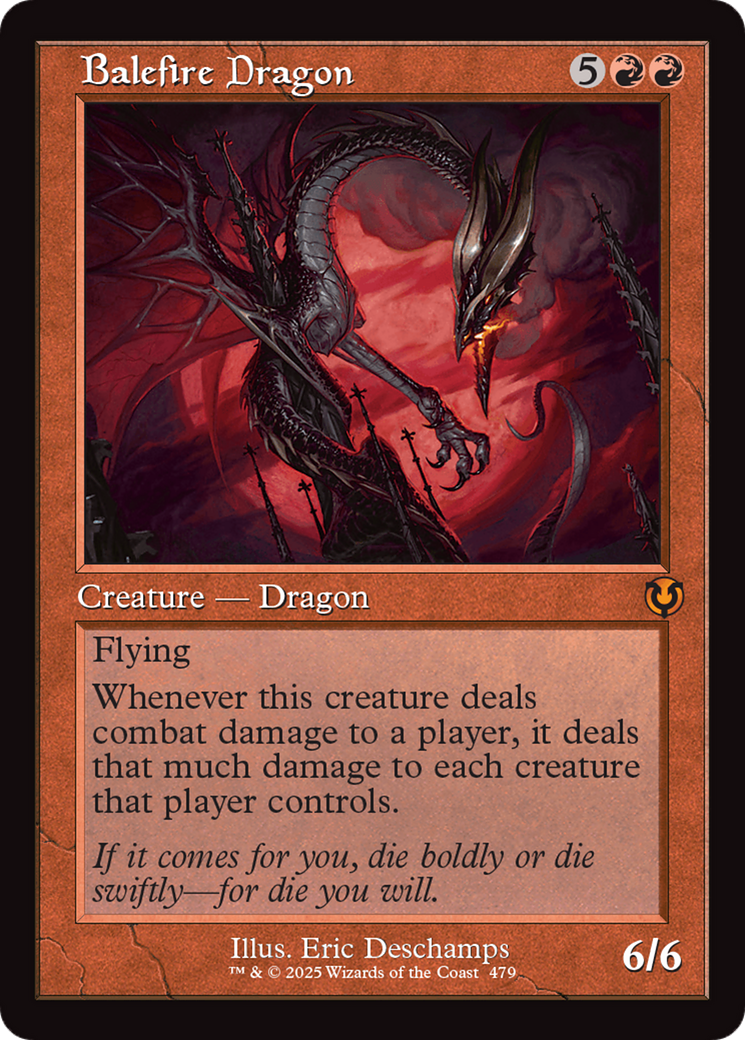 Balefire Dragon (Retro Frame) [Innistrad Remastered] MTG Single Magic: The Gathering | Red Claw Gaming