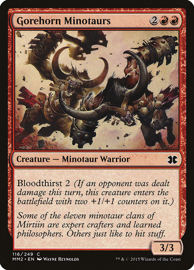 Gorehorn Minotaurs [Modern Masters 2015] MTG Single Magic: The Gathering | Red Claw Gaming