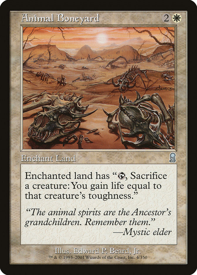 Animal Boneyard [Odyssey] MTG Single Magic: The Gathering | Red Claw Gaming
