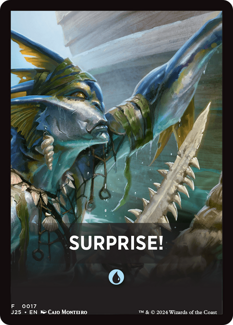 Surprise! Theme Card [Foundations Jumpstart Front Cards] MTG Single Magic: The Gathering | Red Claw Gaming