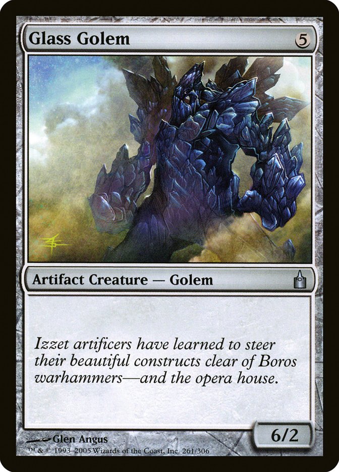 Glass Golem [Ravnica: City of Guilds] MTG Single Magic: The Gathering | Red Claw Gaming