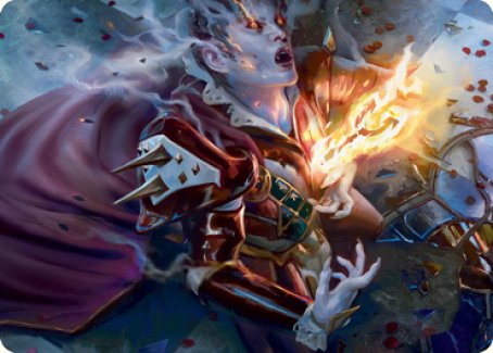 Flame-Blessed Bolt Art Card [Innistrad: Crimson Vow Art Series] MTG Single Magic: The Gathering | Red Claw Gaming