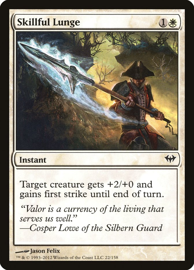 Skillful Lunge [Dark Ascension] MTG Single Magic: The Gathering | Red Claw Gaming