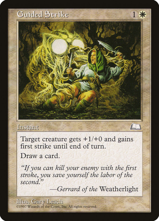 Guided Strike [Weatherlight] MTG Single Magic: The Gathering | Red Claw Gaming