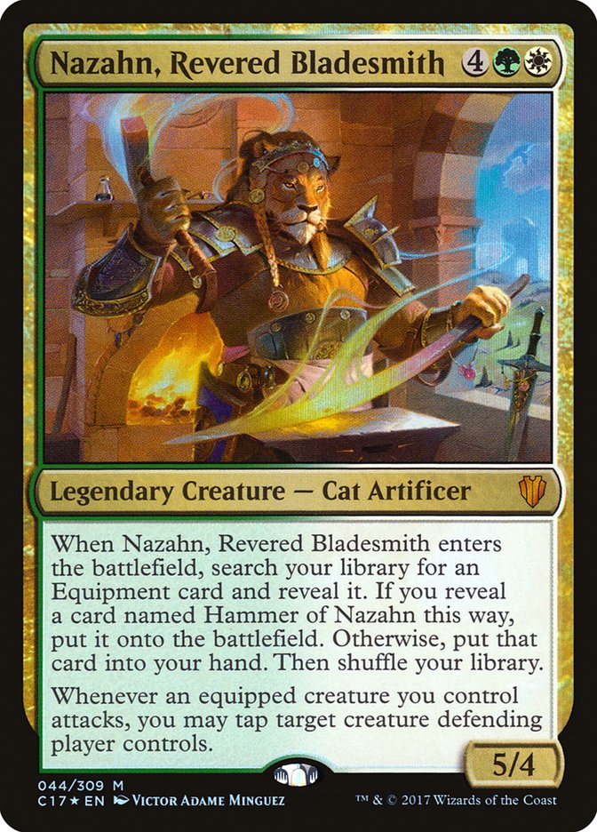 Nazahn, Revered Bladesmith [Commander 2017] MTG Single Magic: The Gathering | Red Claw Gaming