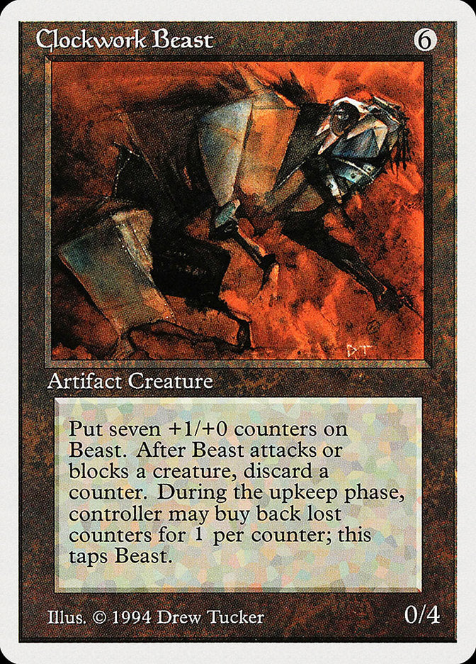 Clockwork Beast [Summer Magic / Edgar] MTG Single Magic: The Gathering | Red Claw Gaming
