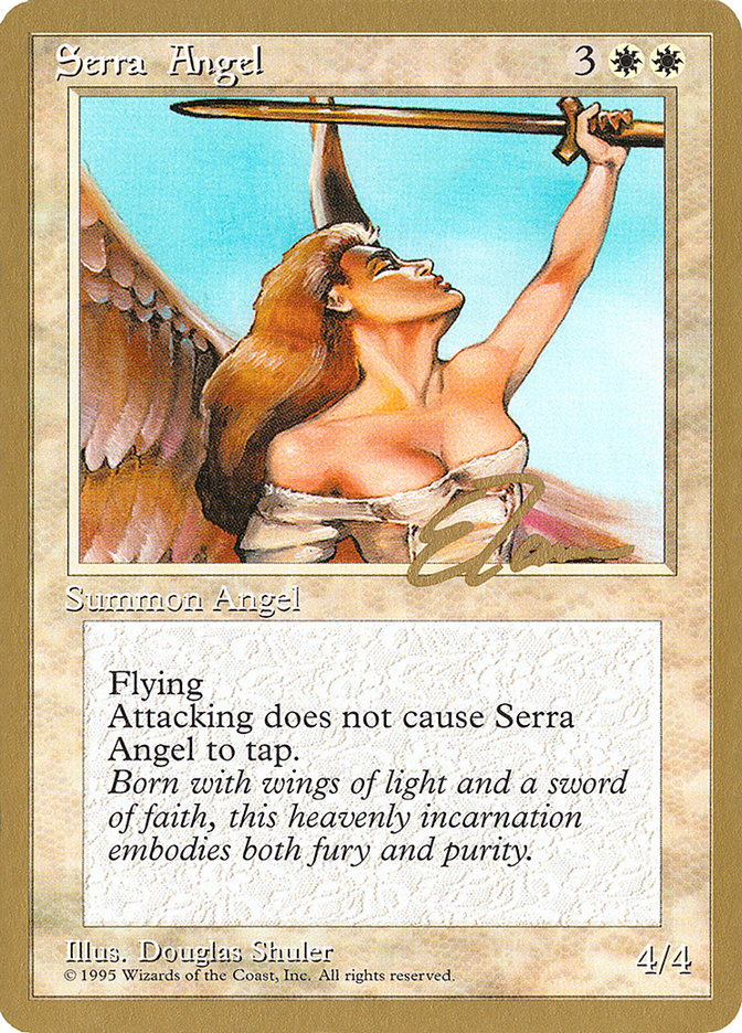 Serra Angel (Eric Tam) [Pro Tour Collector Set] MTG Single Magic: The Gathering | Red Claw Gaming