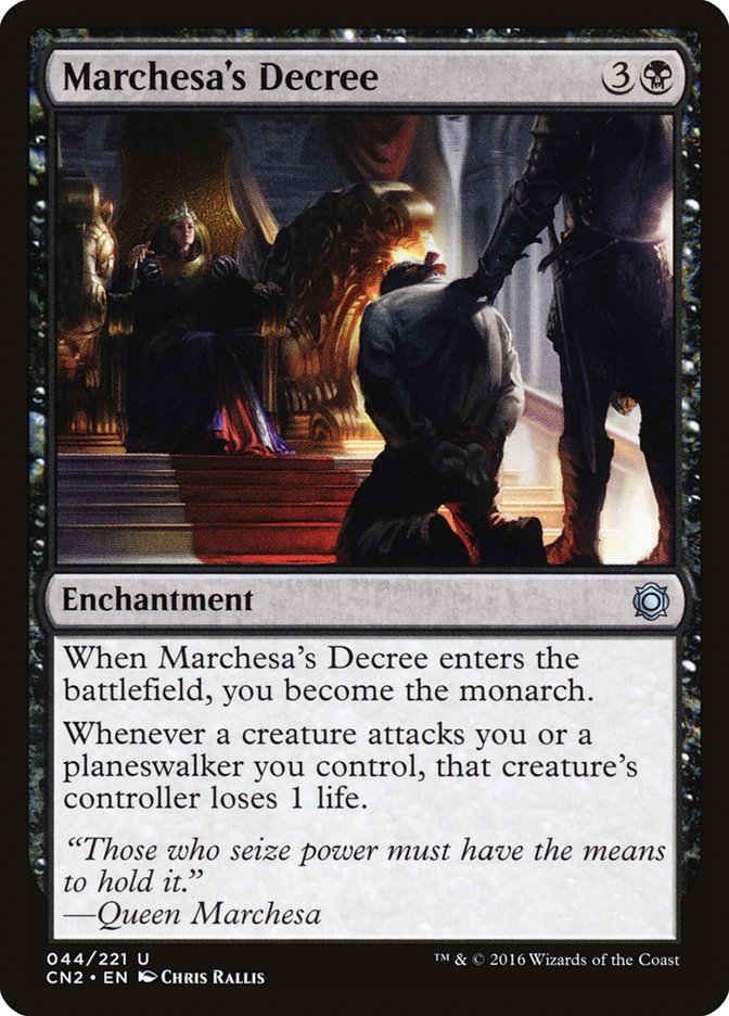 Marchesa's Decree [Conspiracy: Take the Crown] MTG Single Magic: The Gathering | Red Claw Gaming