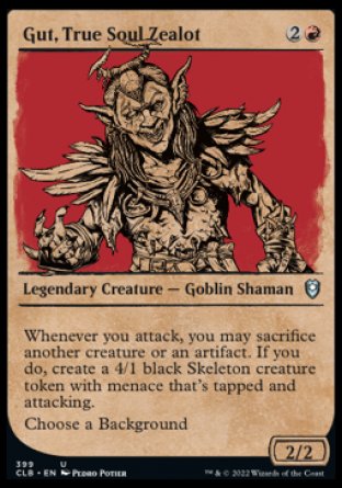 Gut, True Soul Zealot (Showcase) [Commander Legends: Battle for Baldur's Gate] MTG Single Magic: The Gathering | Red Claw Gaming