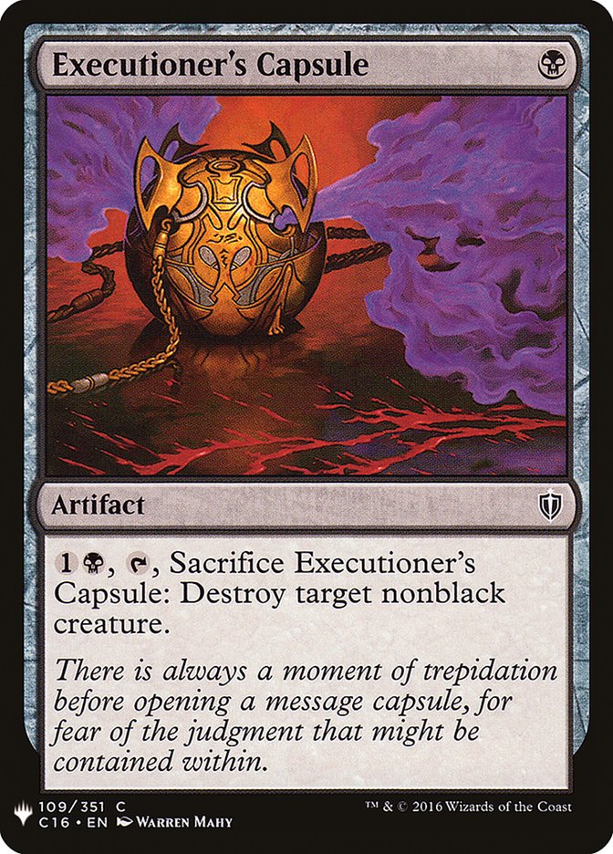 Executioner's Capsule [Mystery Booster] MTG Single Magic: The Gathering | Red Claw Gaming