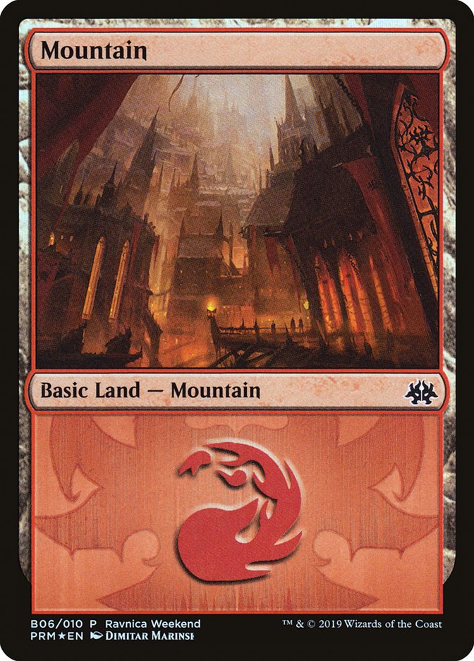 Mountain (B06) [Ravnica Allegiance Guild Kit] MTG Single Magic: The Gathering | Red Claw Gaming