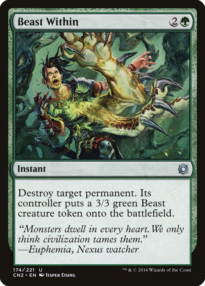 Beast Within [Conspiracy: Take the Crown] MTG Single Magic: The Gathering | Red Claw Gaming