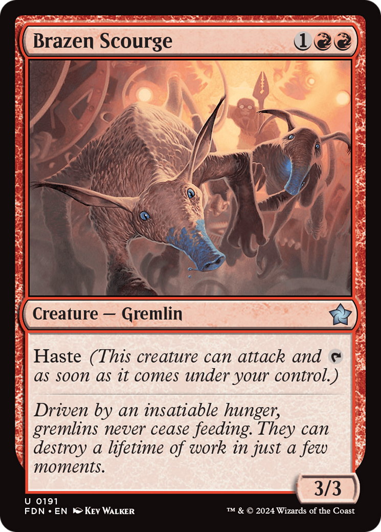 Brazen Scourge [Foundations] MTG Single Magic: The Gathering | Red Claw Gaming