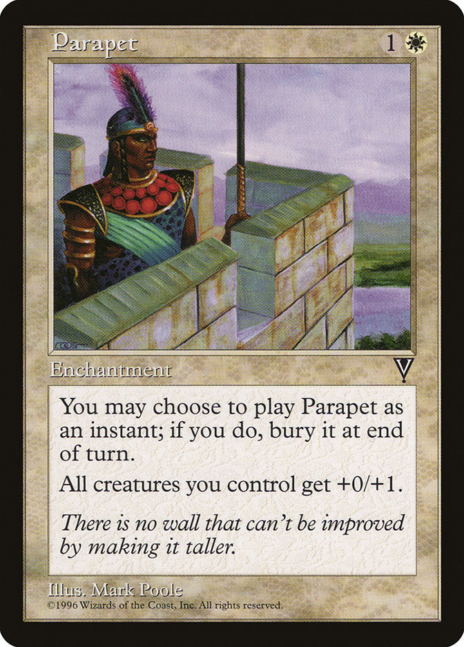 Parapet [Visions] MTG Single Magic: The Gathering | Red Claw Gaming