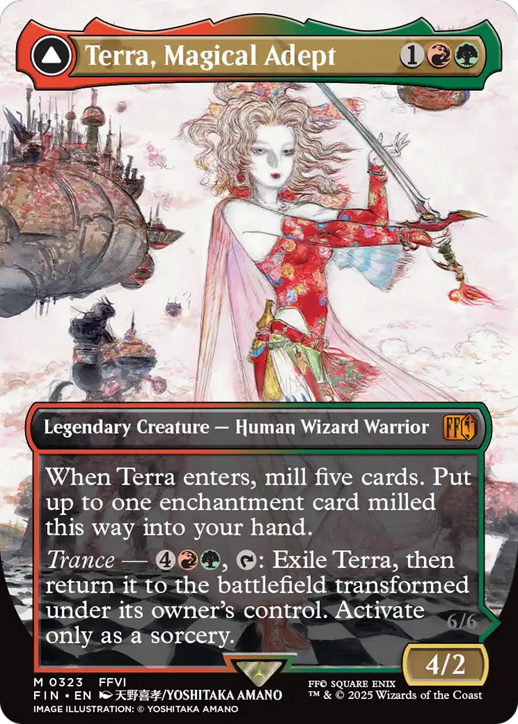 Terra, Magical Adept // Esper Terra (Borderless) [FINAL FANTASY] MTG Single Magic: The Gathering | Red Claw Gaming