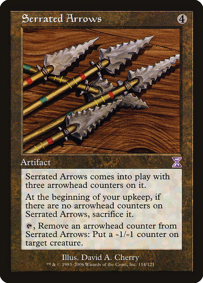 Serrated Arrows [Time Spiral Timeshifted] MTG Single Magic: The Gathering | Red Claw Gaming
