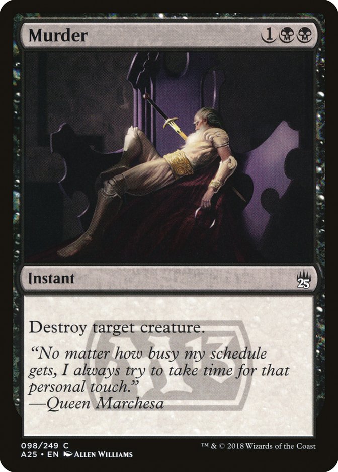 Murder [Masters 25] MTG Single Magic: The Gathering | Red Claw Gaming