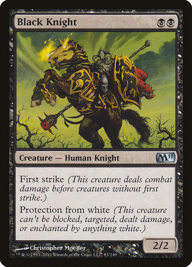 Black Knight [Magic 2011] MTG Single Magic: The Gathering | Red Claw Gaming