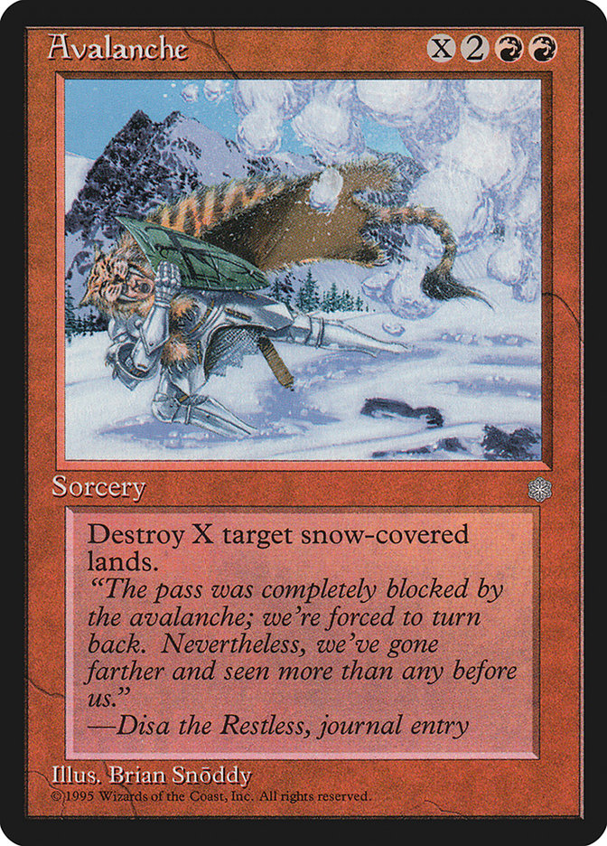 Avalanche [Ice Age] MTG Single Magic: The Gathering | Red Claw Gaming