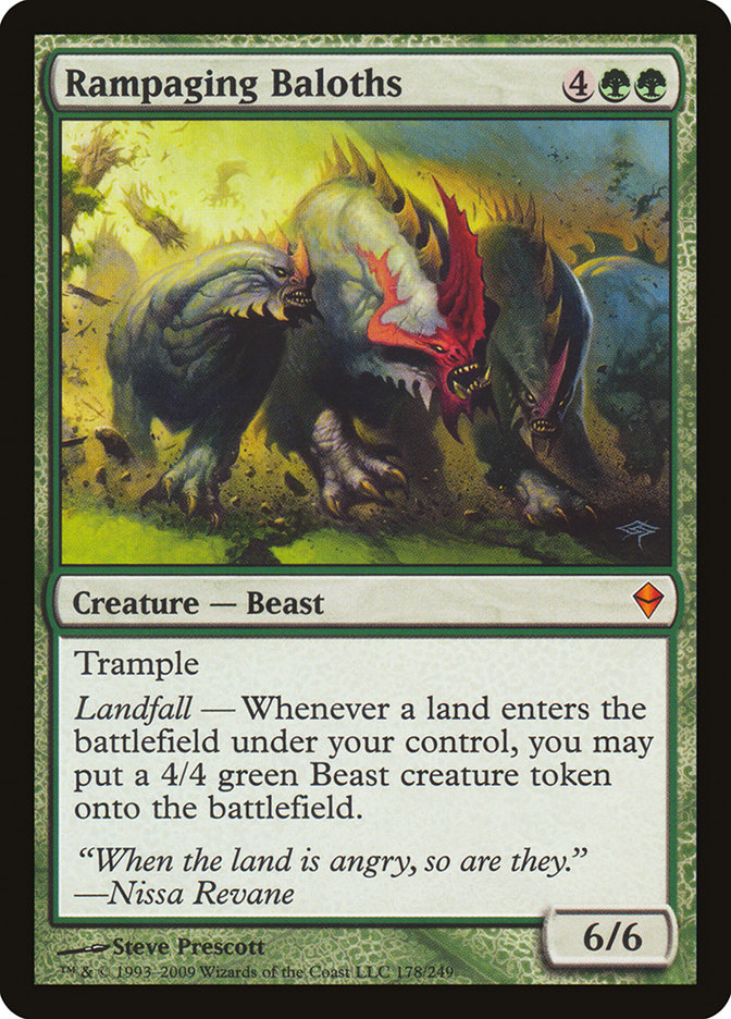 Rampaging Baloths (Oversized) [Oversize Cards] MTG Single Magic: The Gathering | Red Claw Gaming