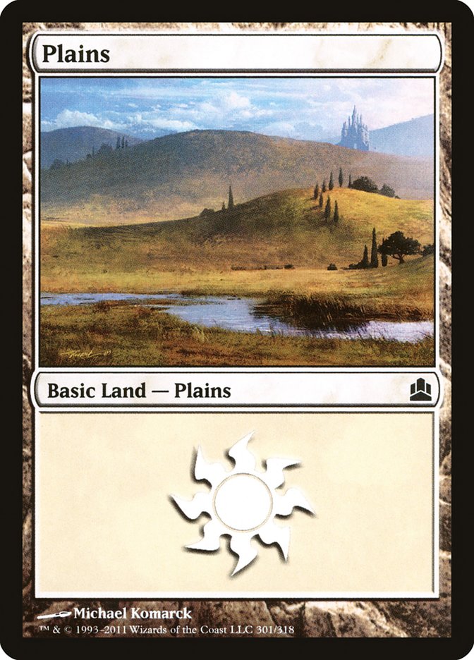 Plains (301) [Commander 2011] MTG Single Magic: The Gathering | Red Claw Gaming